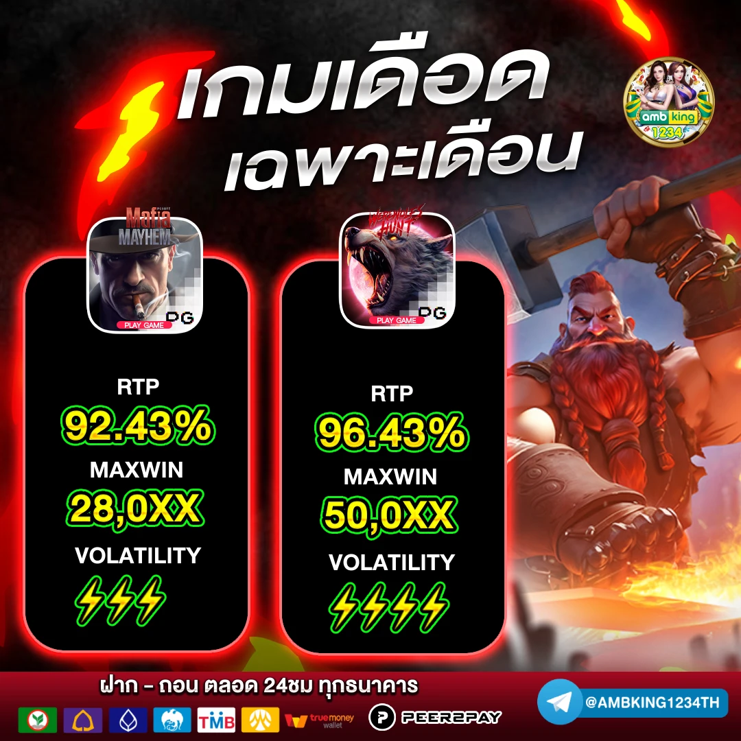 สล้อตวอเลท - แบนเนอร์โปรโมชั่น